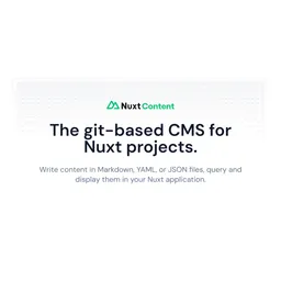 Nuxt Content logo